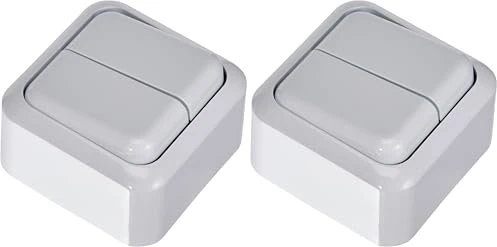 uniTEC STANDARD AP Serienschalter, weiß