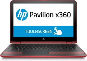 HP Pavilion x360 15-bk103ng, rot, Core i5-7200U, 8GB RAM, 1TB HDD, DE