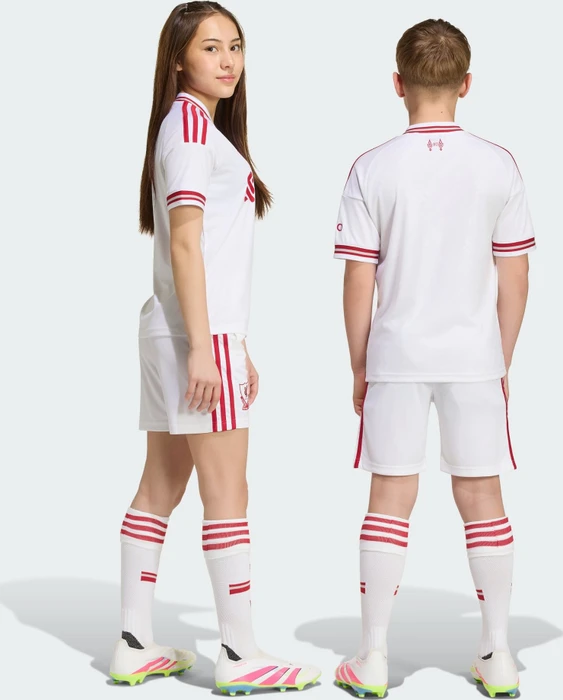 adidas Liverpool FC 2026/2027 Auswärtsshorts weiß (Junior)