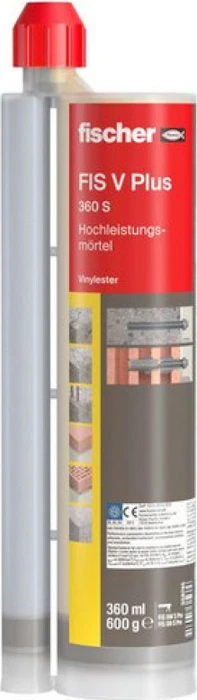 fischer FIS V Plus 360 S 2K-Injektionsmörtel, 360ml