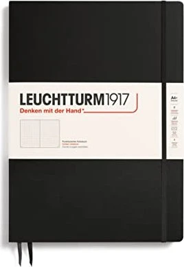 Leuchtturm1917 Classic Master Slim Notizbuch, A4+, punktiert, Hardcover, schwarz