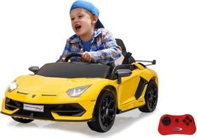 Jamara Ride-on Lamborghini Aventador SVJ 12V gelb