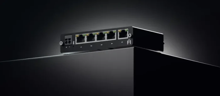 Teltonika TSW Industrial Railmount Switch, 5x RJ-45