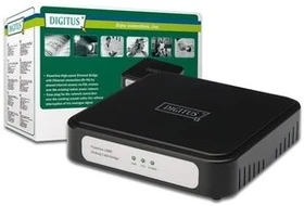 Digitus High-speed Powerline, HomePlug AV, F-Buchse/Koaxial, RJ-45