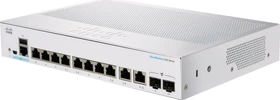Cisco Business 350 Desktop Gigabit Managed Switch, 8x RJ-45, 2x RJ-45/SFP, 120W PoE+ (CBS350-8FP-E-2G)
