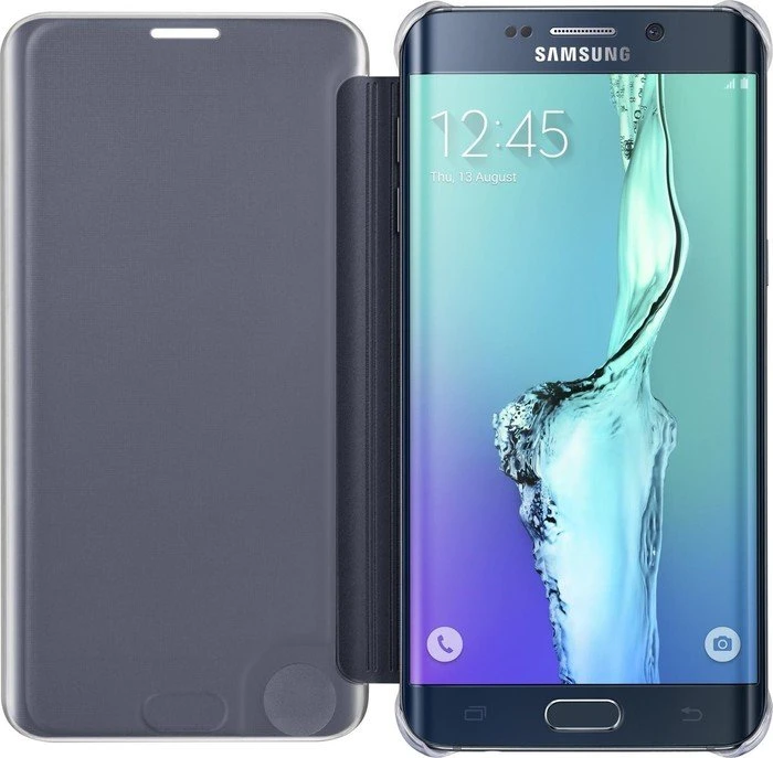 Samsung Clear View Cover für Galaxy S6 Edge+ blau