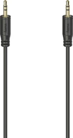 Hama 3.5mm Klinke Flexi 0.75m, schwarz (00200725)
