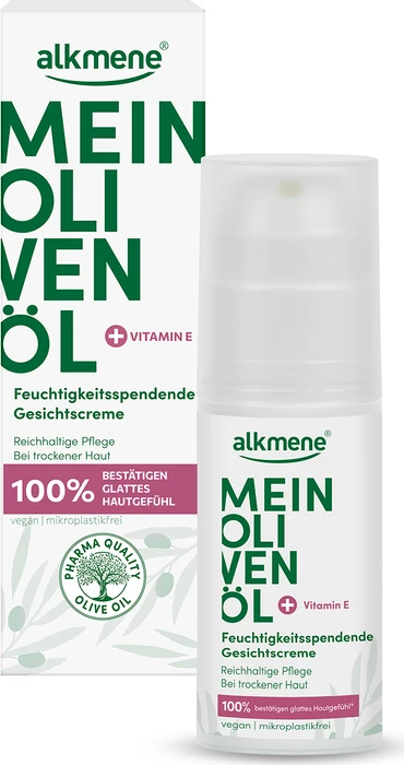 Alkmene Mein Ölivenöl Feuchtigkeitsspendende Gesichtscreme, 50ml
