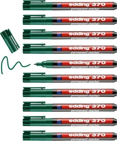 edding 370 Permanentmarker grün, 10er-Pack