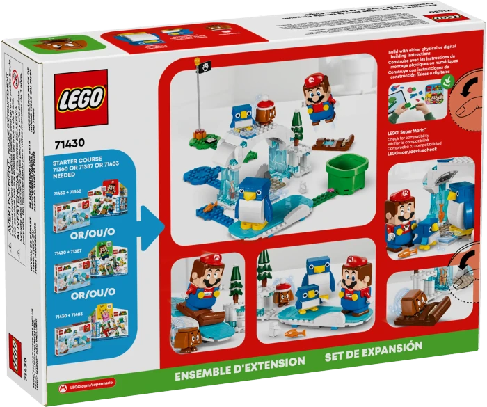 LEGO Super Mario - Schneeabenteuer mit Familie Pinguin Erweiterungsset