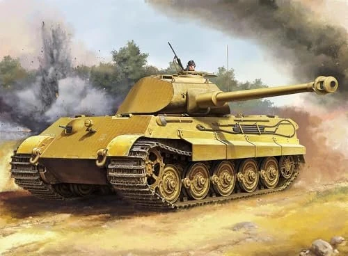 Trumpeter Pz.Kpfw.VI Sd.Kfz.182 Tiger II (Porsche Early production vehicle Fgst.Nr.280009)