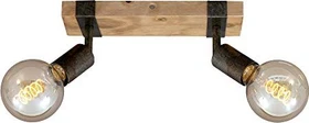 Briloner Wood Basic Spot 2-flammig grau