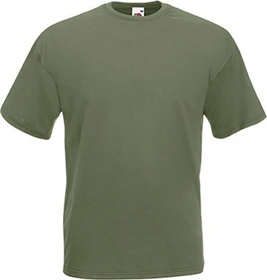 Fruit Of The Loom Valueweight T-Shirt kurzarm classic olive