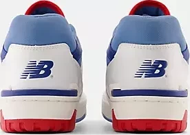 New Balance 550 white/true red/atlantic blue (Herren)