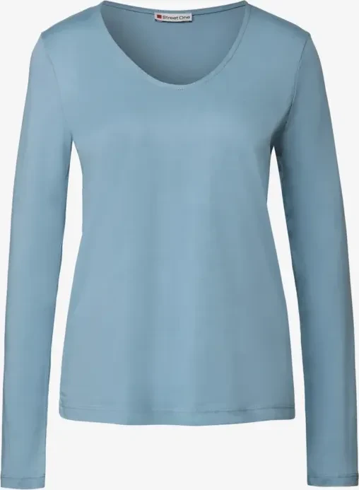Street One Unifarbe Sweatshirt glacier blue (Damen)