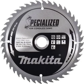 Makita Specialized Kreissägeblatt 44Z, 165x1.5x20mm, 1 Stück