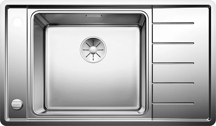 Blanco Andano XL 6 S-IF Compact InFino Becken links mit Ablauffernbedienung edelstahl
