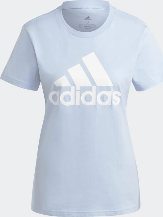 adidas Loungewear Essentials Logo T-Shirt kurzarm blue dawn/white (Damen)