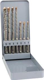 Alpen F4 forte KM7 SDS-plus Hammerbohrer-Sortiment inkl. Werkzeugbox, 7-tlg.