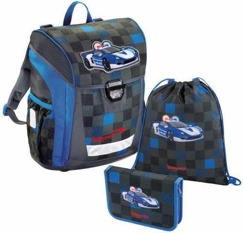 Baggymax Niffty Police Schultaschen-Set, 3-tlg.