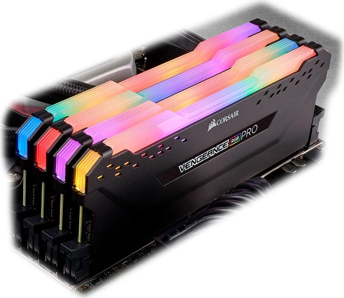 Corsair Vengeance RGB PRO schwarz UDIMM 64GB Kit, DDR4-3200, CL16-20-20-38