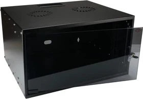 EFB Elektronik Basic Wandgehäuse 9HE, Sicherheitsglastür, IP2X, schwarz, 600mm tief