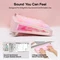 Epomaker TH65 Wireless, Pink, rosa, LEDs RGB, hot-swap, Epomaker Clear, USB/Bluetooth, US Vorschaubild