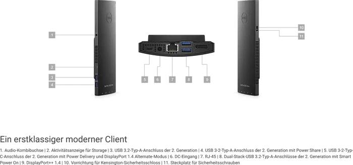 Dell OptiPlex 3090 UFF, Core i5-1145G7, 16GB RAM, 256GB SSD