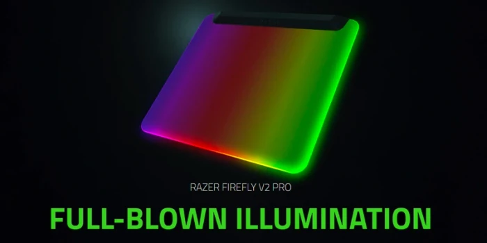 Razer Firefly V2 Pro - Fully Illuminated RGB Gaming Mouse Mat, schwarz
