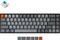 Keychron K6, 65%, LEDs weiß, hot-swap, schwarz/grau, Gateron BLUE, USB/Bluetooth, DE Vorschaubild