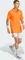 adidas Club 3-Streifen Tennis Poloshirt kurzarm pure orange (Herren) Vorschaubild