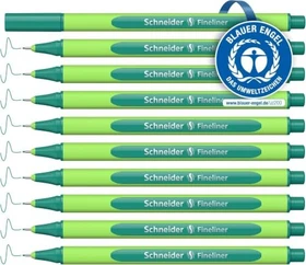 Schneider Line-Up Tintenroller (Mine) nautic green, 10er-Pack