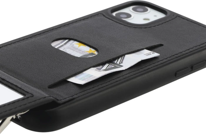 Hama Cross-Body-Cover Mirror für Apple iPhone 11 schwarz