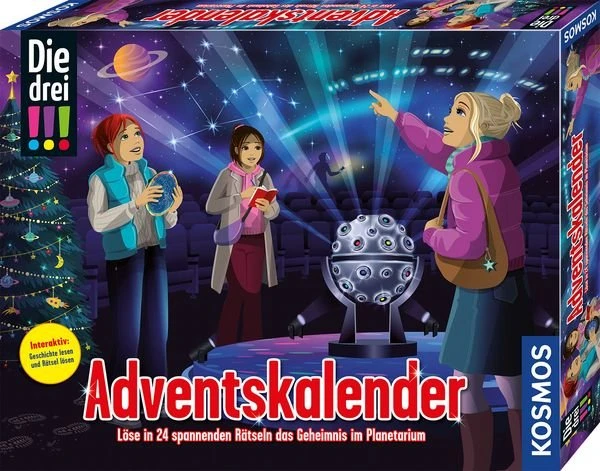 Kosmos Die drei !!! Adventskalender 2025