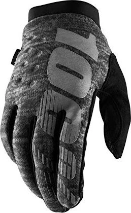 100% Brisker Fahrradhandschuhe heather grey