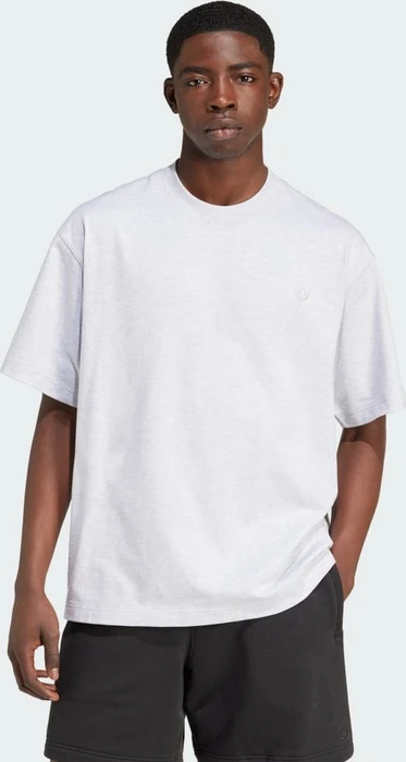 adidas Premium Essentials T-Shirt kurzarm light grey heather (Herren)