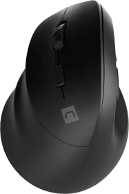 Natec Crake 2 Vertical Wireless Mouse schwarz, Linkshänder, USB/Bluetooth (NMY-2049)