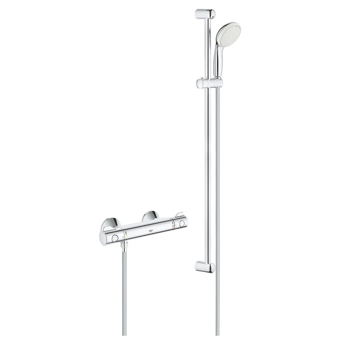 Grohe Grohtherm 800 Thermostat Duschset 1/2" chrom