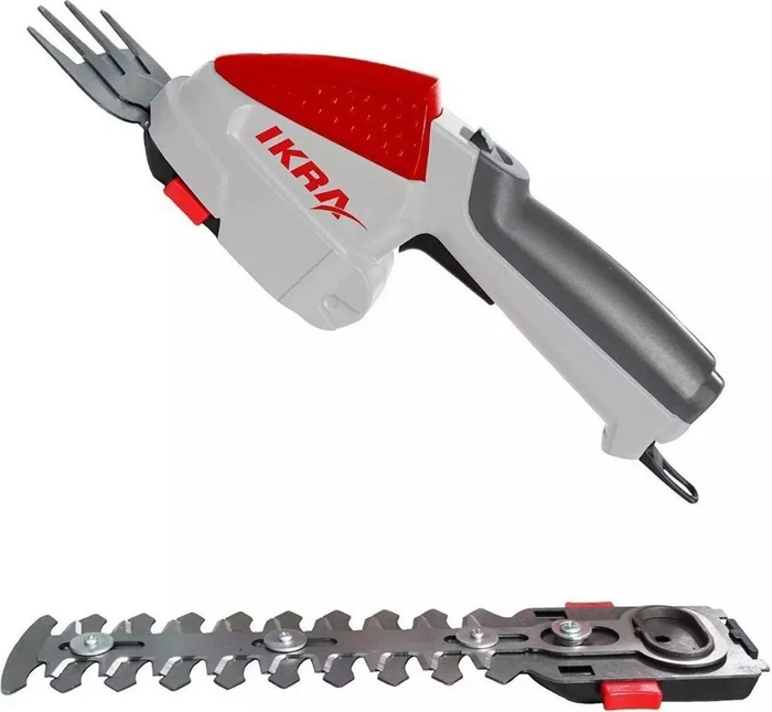 Ikra IGBS 1054 LI Akku-Gras-/Strauchschere inkl. Tasche + Akku 2.2Ah