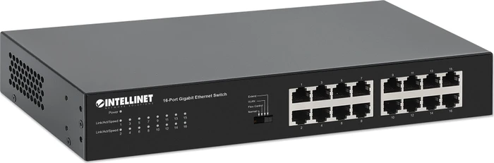 Intellinet Desktop Gigabit Switch, 16x RJ-45