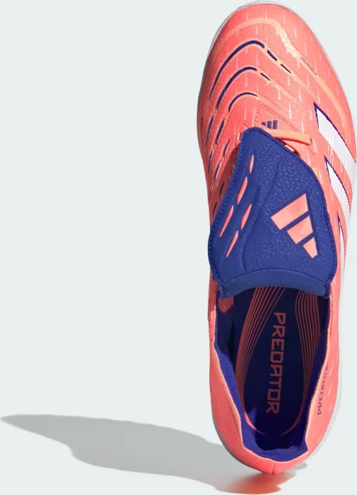 adidas Predator League Fold-Over Tongue TF signal coral/cloud white/beam orange