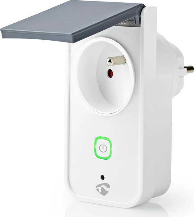 Nedis WLAN Smart-Steckdose Outdoor, 3680W, Typ E, Smart-Steckdose