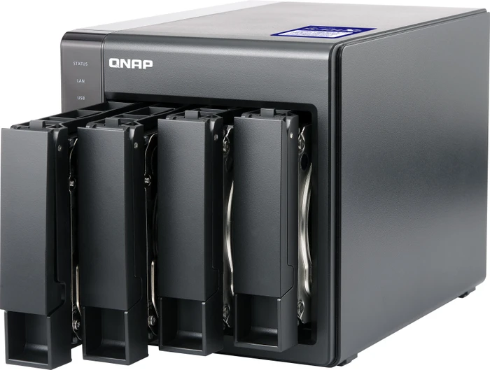 QNAP Turbo Station TS-431X2-2G, 2GB RAM, 1x SFP+ 10Gb/s, 2x RJ-45 1000Base-T