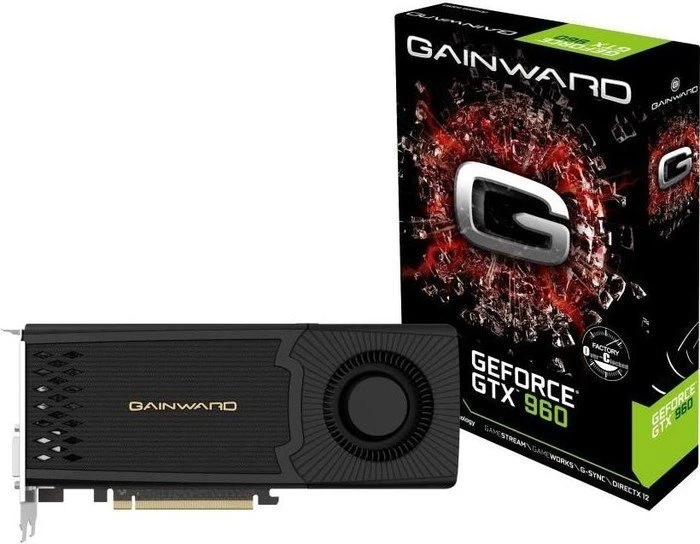Gainward GeForce GTX 960 OC, 2GB GDDR5, 2x DVI, HDMI, DP