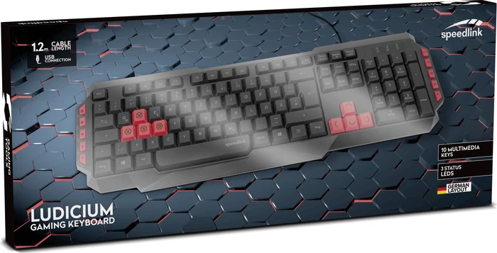 Speedlink Ludicium Gaming Keyboard, USB, ND