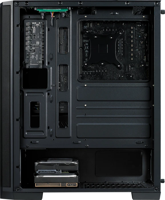 BitFenix Nova Mesh SE TG 4ARGB, schwarz, inkl. 4x Lüfter, Lüfter LED RGB, Glasfenster