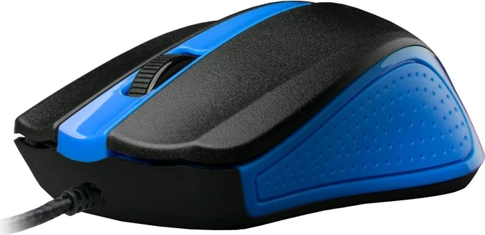 C-Tech WM-01B Wired Office Mouse schwarz/blau, USB