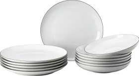Thomas Cucina Colori Black Tafelservice, 12-tlg.