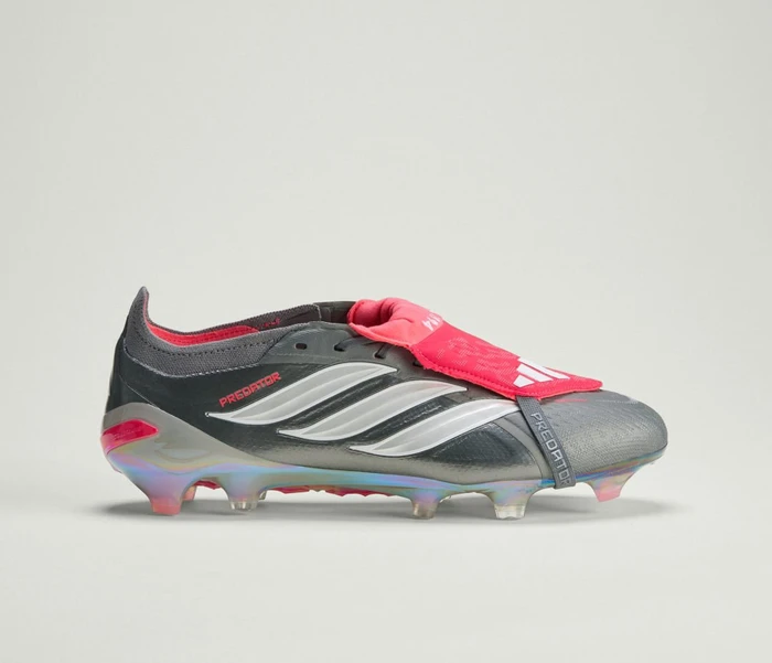 adidas Predator Elite Fold-Over Tongue FG iron metallic/cloud white/lucid red
