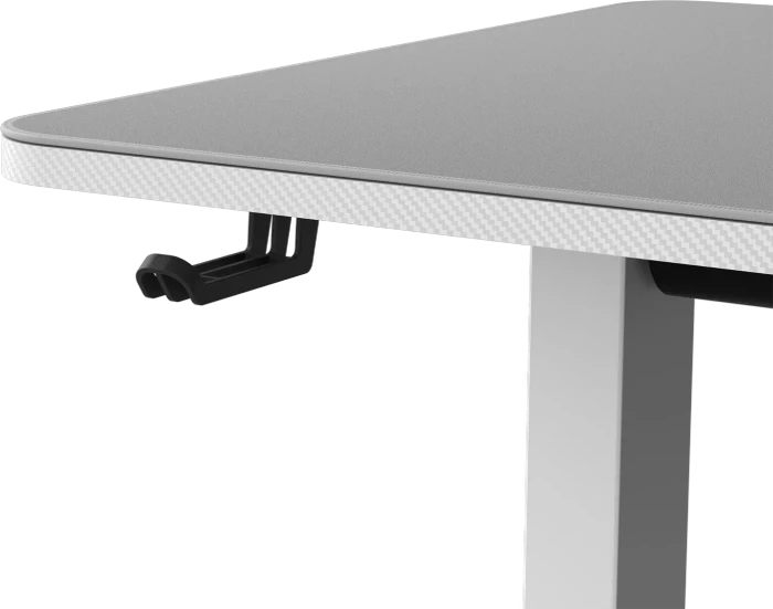 Cougar E-Star 120 Gaming Desk elektrisch höhenverstellbarer Sitz-Steh-Schreibtisch 120x60cm weiß/weiß